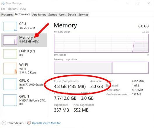 如何查找计算机上安装了多少 RAM