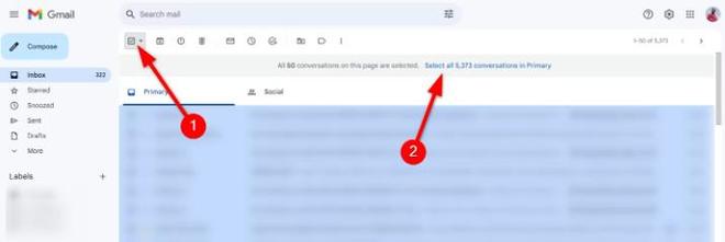 如何批量删除Gmail中的电子邮件