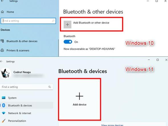 将蓝牙鼠标或键盘连接到Windows电脑，操作步骤