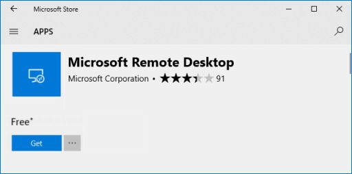 获取 Microsoft 远程桌面应用程序