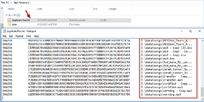 如何使用CMD在Windows10中查找并删除重复文件