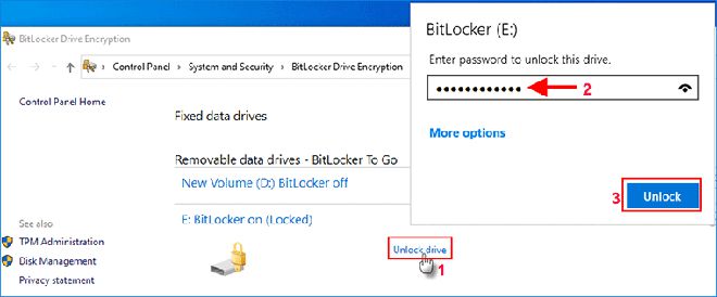 在Windows10中解锁BitLocker加密驱动器的5种方法