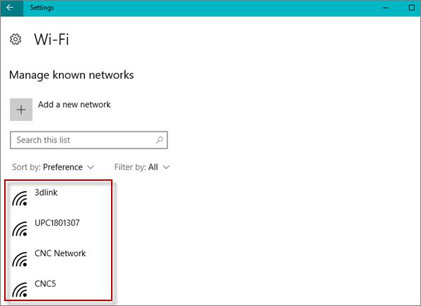 在Windows10上绝对删除已保存的Wi-Fi网络