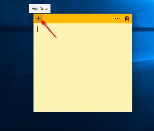 如何在Windows10中打开和使用便笺