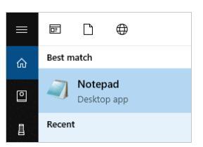 Windows10中的记事本在哪里？6种打开方式！