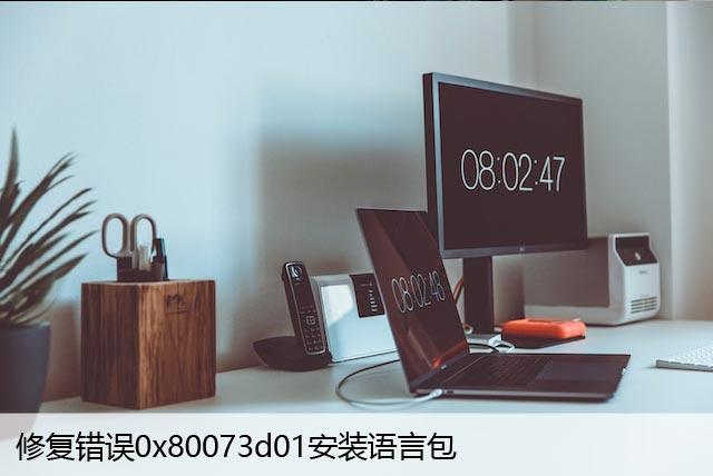 0x80073d01错误导致语言包安装失败，如何解决?