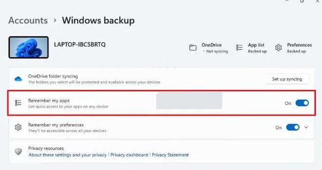 如何在Windows11中启用或禁用记住我的应用程序