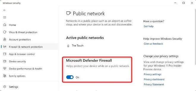 如何在Win11中关闭或禁用Microsoft Defender防火墙