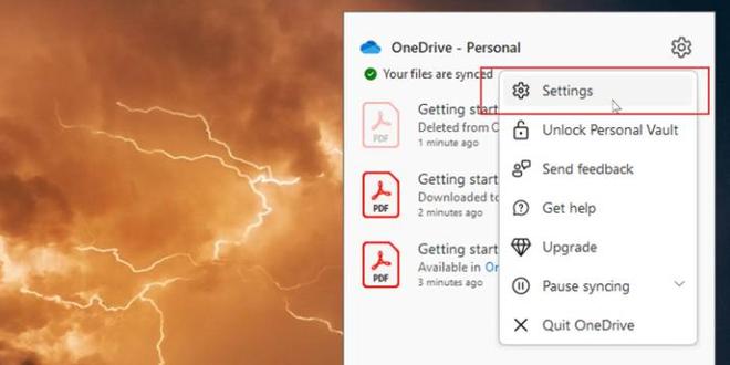 如何在Windows上取消OneDrive与Microsoft帐户的链接