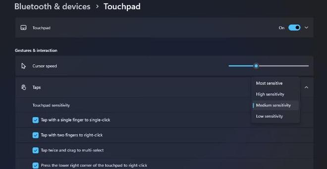 如何更改Windows11笔记本电脑上的触摸板灵敏度