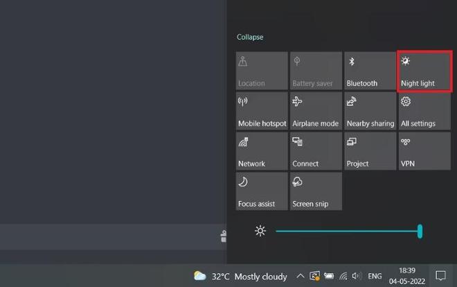 如何在Windows10启用夜灯，快速开启夜间模式