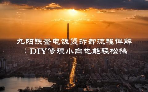 九阳铁釜电饭煲拆卸流程详解（DIY修理小白也能轻松搞定）