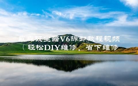 戴森吸尘器V6拆卸教程视频（轻松DIY维修，省下维修费用）