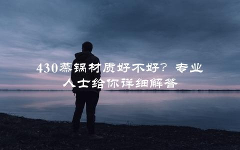 430蒸锅材质好不好？专业人士给你详细解答