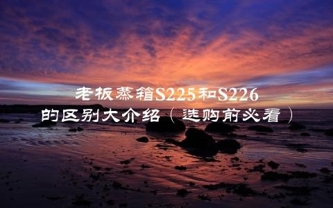 老板蒸箱S225和S226的区别大介绍（选购前必看）