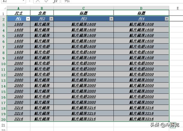 全选的快捷键是什么（Excel快捷键大全）