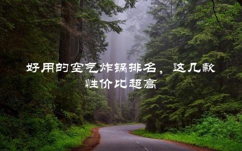 好用的空气炸锅排名，这几款性价比超高