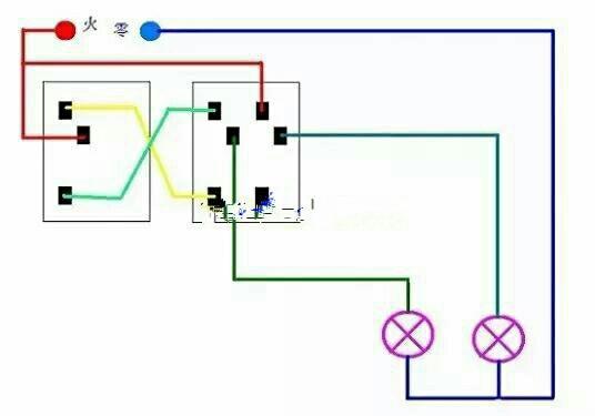 防爆按钮开关双联怎样接线（双联开关的接法详情）