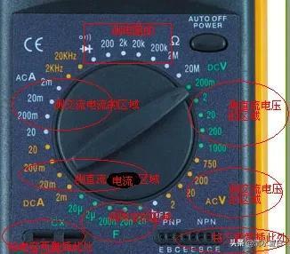 万用表红黑表笔怎么插（万用表各档位使用方法）
