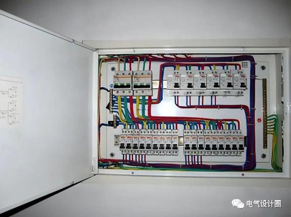 强电箱接线安装教程（配电箱的接线图分解）