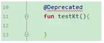 Kotlin基础学习之Deprecated与Suppress注解使用