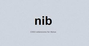 Nib 基于 Stylus 的扩展用于跨浏览器 CSS3 兼容性