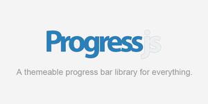 Progress.js 为页面上的任意对象创建进度条效果