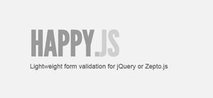 Happy.js 轻量级 Web 表单验证插件