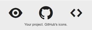 Octicons 是 GitHub 网站出品的开源字体图标库