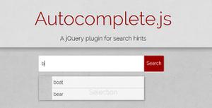 jQuery.AutoComplete 基于 jQuery 的自动补全插件