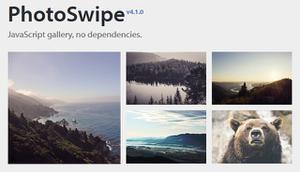PhotoSwipe 开源免费的全功能画册画廊插件