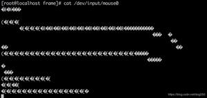 Linux字符终端如何用鼠标移动一个红色矩形详解