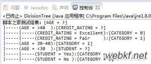 Java实现的决策树算法完整实例