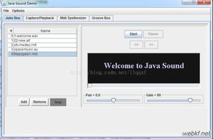 Java swing实现支持录音等功能的钢琴程序