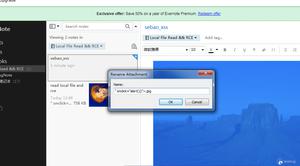 Evernote For Windows Read Local File and Command Execute Vulnerabilities