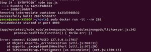 Dockerfile nodejs项目时遇到的mongodb连接问题