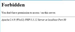 localhost打开提示You don&#x27;t have permission to access