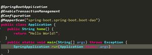 springboot配置mybatis查不到mapper。