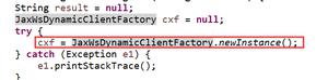 关于使用cxf框架调用<span style='color:red;'>webservice接口</span>的异常