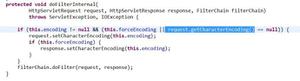 web项目，spring设置forceEncoding = true导致静态资源乱码？