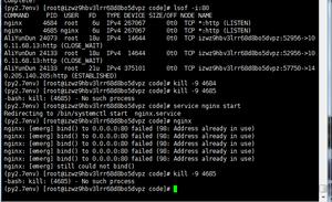 nginx启动不了，因为输入了 killall -9 nginx命令（CentOS）