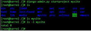 django-admin.py startproject mysite没有报错，但mysite却是空目录