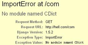 python 中没有这个CDict模块