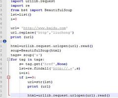 用beautifulsoup解析网页提取的url，怎么在程序中打开？