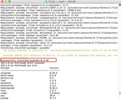 mac安装pyspider成功,但是无法启动