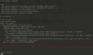 pip安装错误Command &quot;python setup.py egg_info&quot;