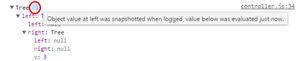 【Web前端问题】console.log问题，交换二叉树左右节点，交换前后输出相同结果