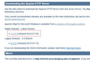 Windows7下Apache2.4安装及注意事项