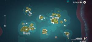 原神海岛特产海灵芝采集位置图示