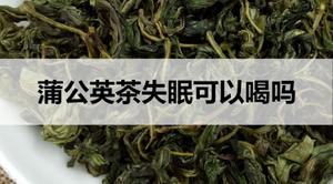 蒲公英茶失眠可以饮用吗？